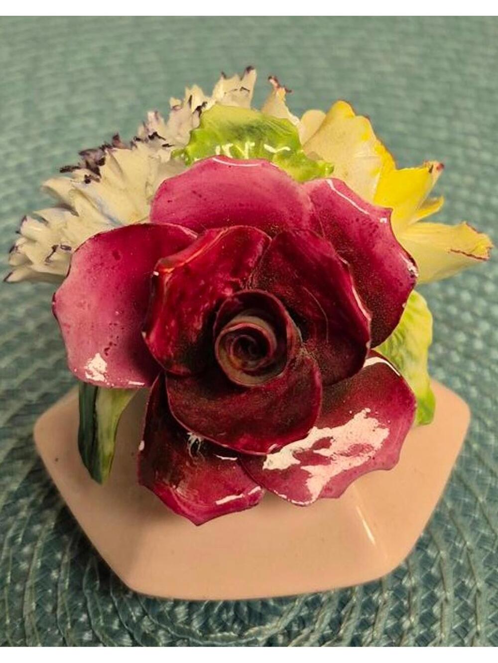 Radnor Bone China Floral Figurine - Beautifully Handcrafted Flower Arrangement